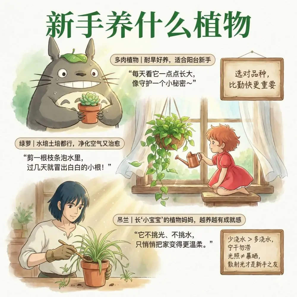 温暖水彩科普插画