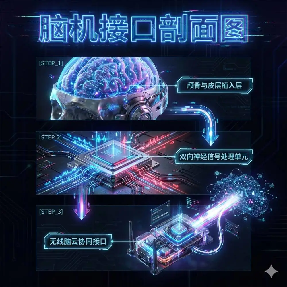 赛博朋克风科普插图