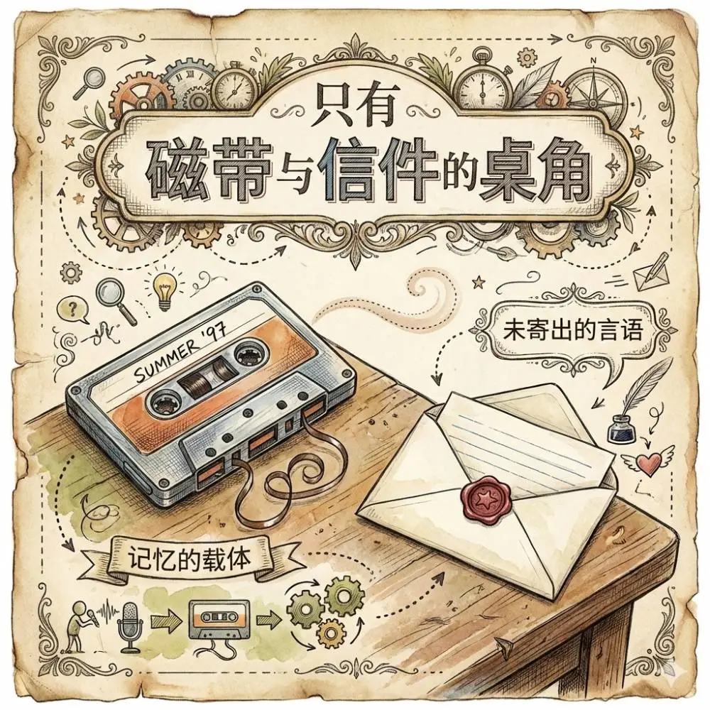 复古怀旧手绘插画
