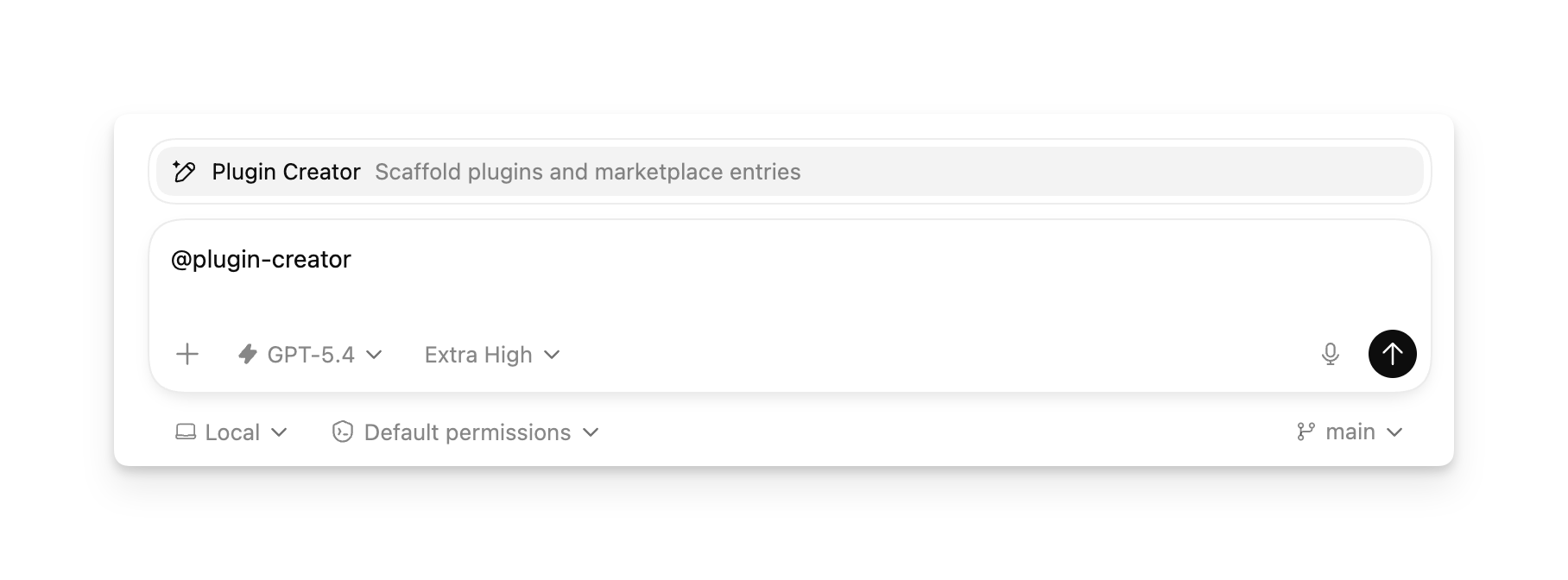 ChatGPT 中的 plugin-creator 技能